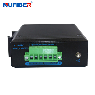 4 Port 10 / 100 / 1000base-Tx Industrial Ethernet Switch 1 Port 1000base-Fx