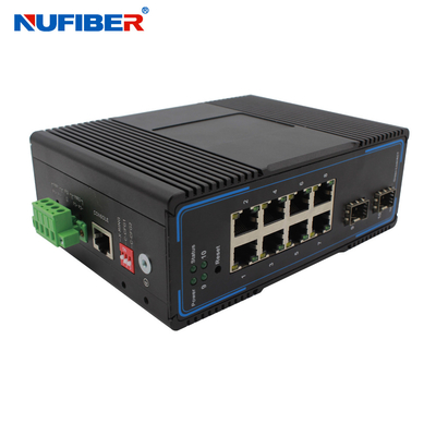 Switch Ethernet Industriel - 8 Ports - RJ45 - PoE, Fibre