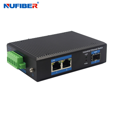 2 Port Rj45 Unmanaged Industrial Switch Support Broadcast Storm
